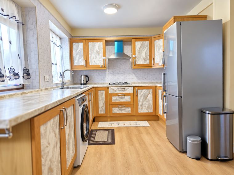 The fully fitted kitchen at Grange House